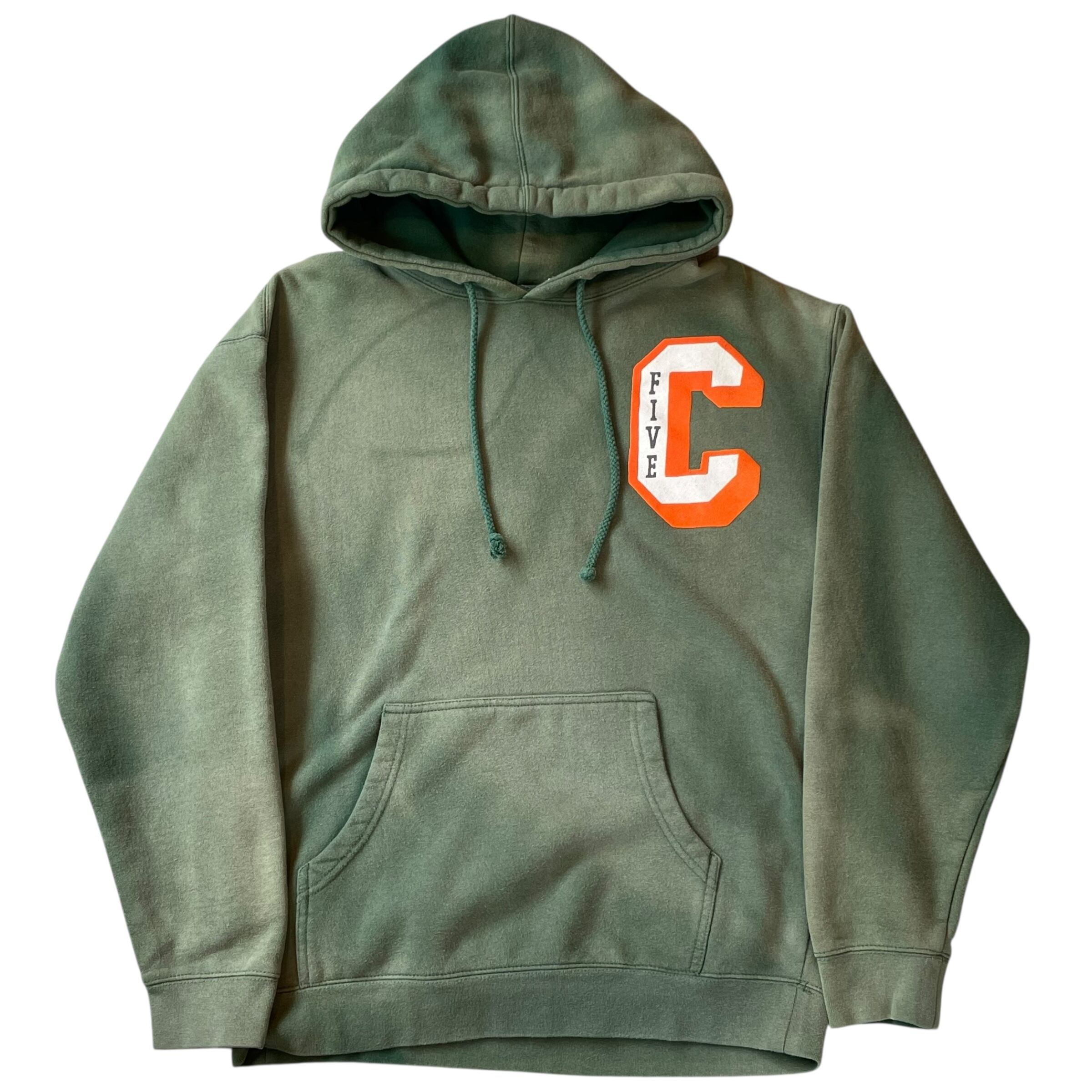 90~00s "college design" sun fade hoodie