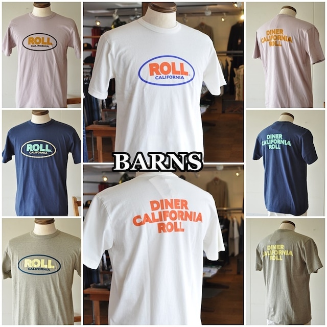【BARNS OUTFITTERS / バーンズ アウトフィッターズ】VINTAGE LIKE S/S TEE (ROLL) / ヴィンテージ ライク S/S ティー (ロール) 22304