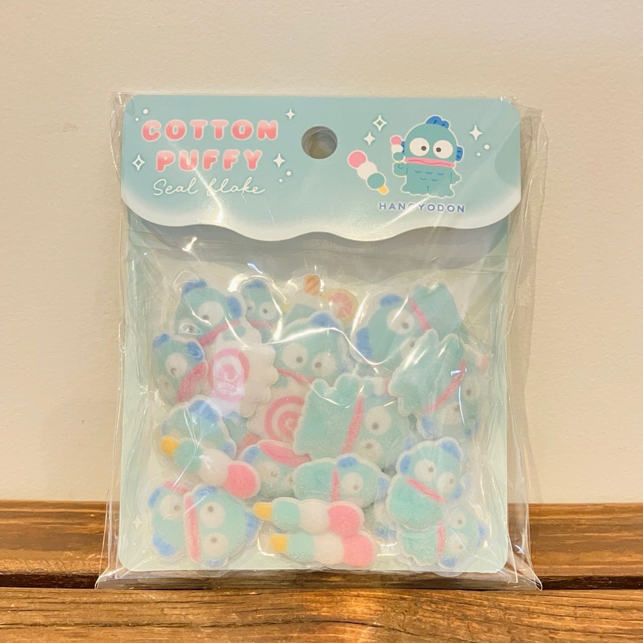 サンリオ ハンギョドン 139412 コットンパフィシールフレーク X13