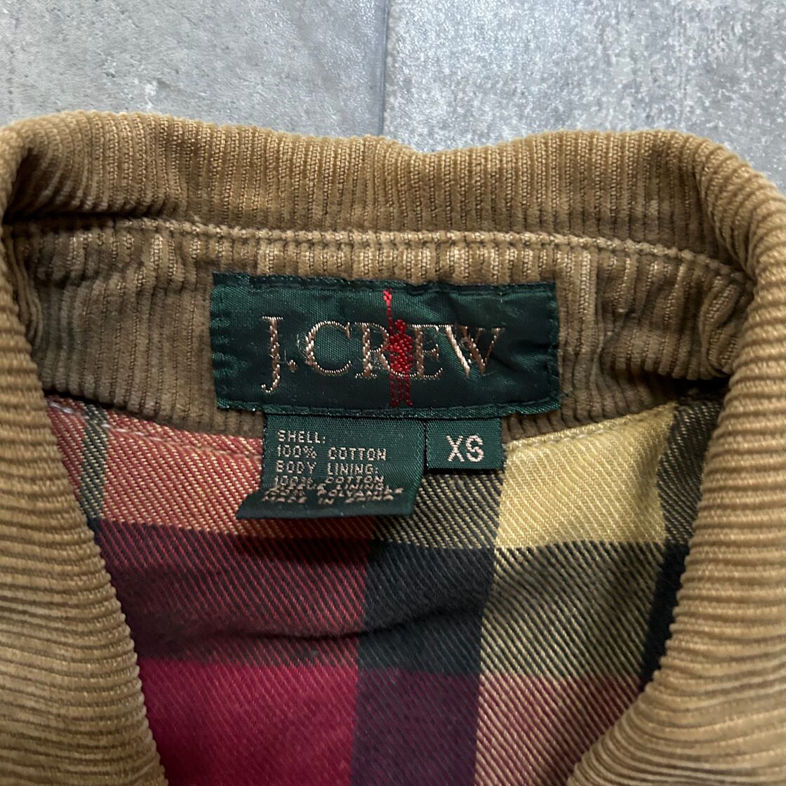 90s J.crew ジェイクルー ハンティングジャケット XS オフホワイト 