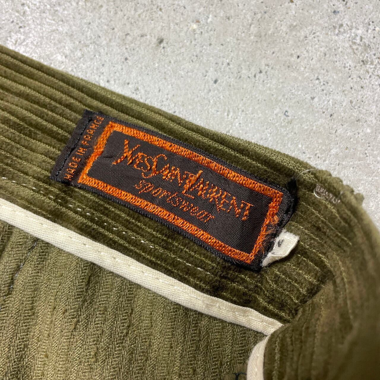 70年代 フランス製 Yve Saint Laurent sports wear イヴサンローラン