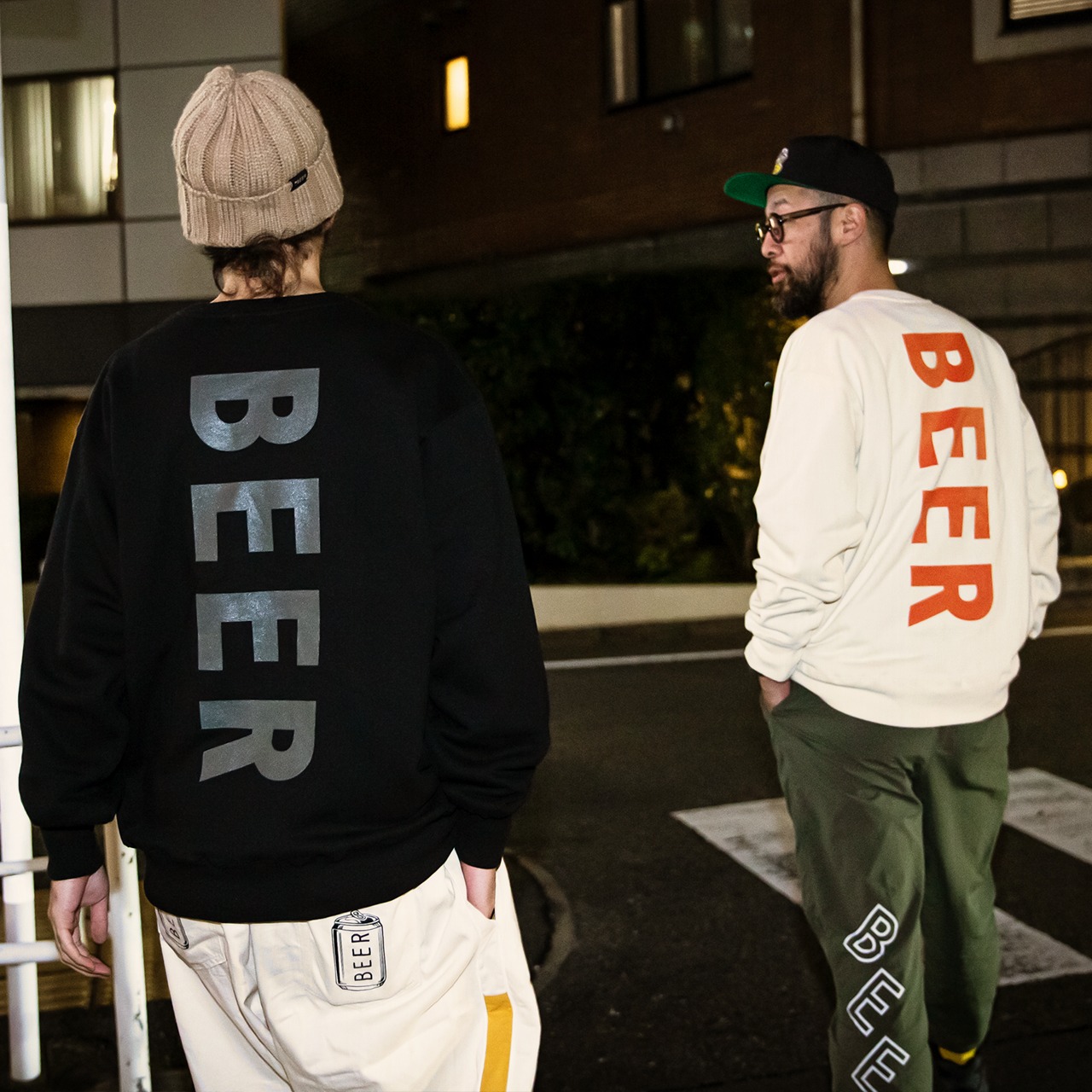 BEER × 田口陵 コラボスウェット ブラック - 9