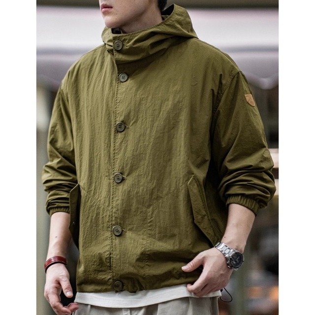 Big-Collar Retro Hoodie Jacket【G1168】