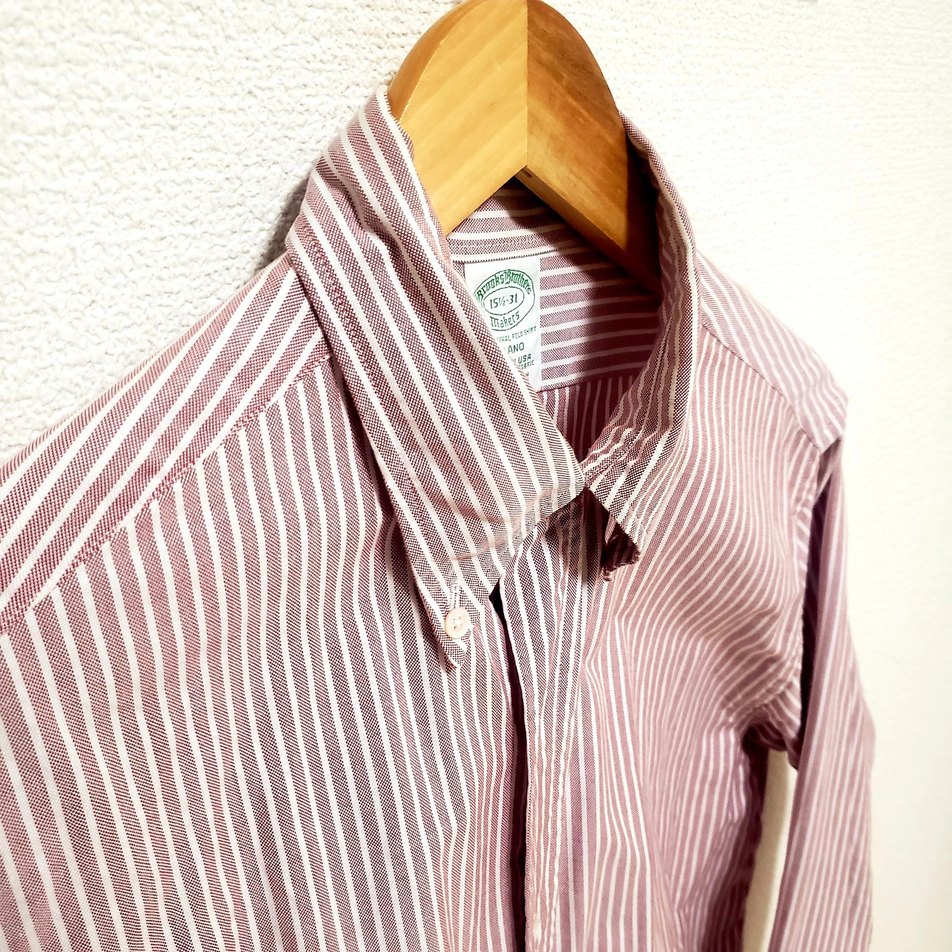 極美品】80s BROOKS BROTHERS Vintage B.D Oxford Shirt big size sax