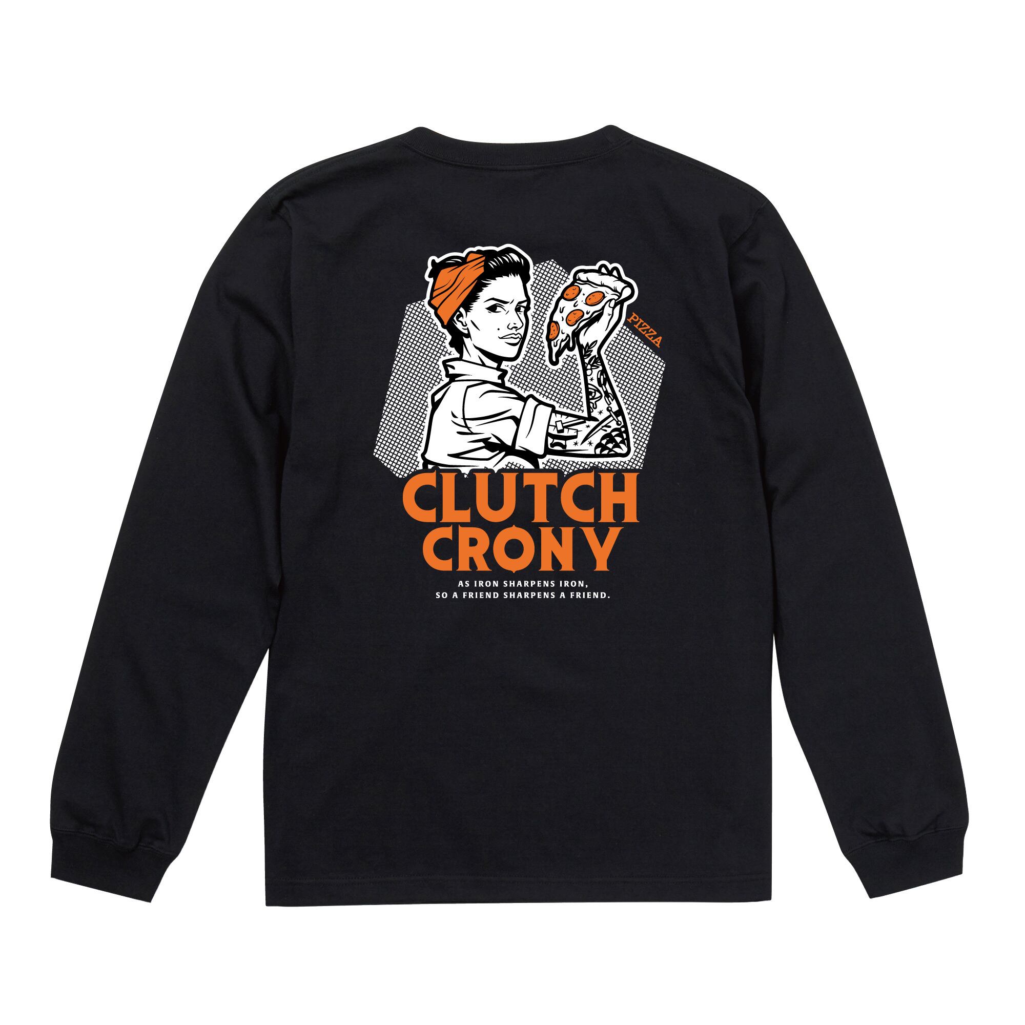 Pizza__Long sleeve Tee_Black