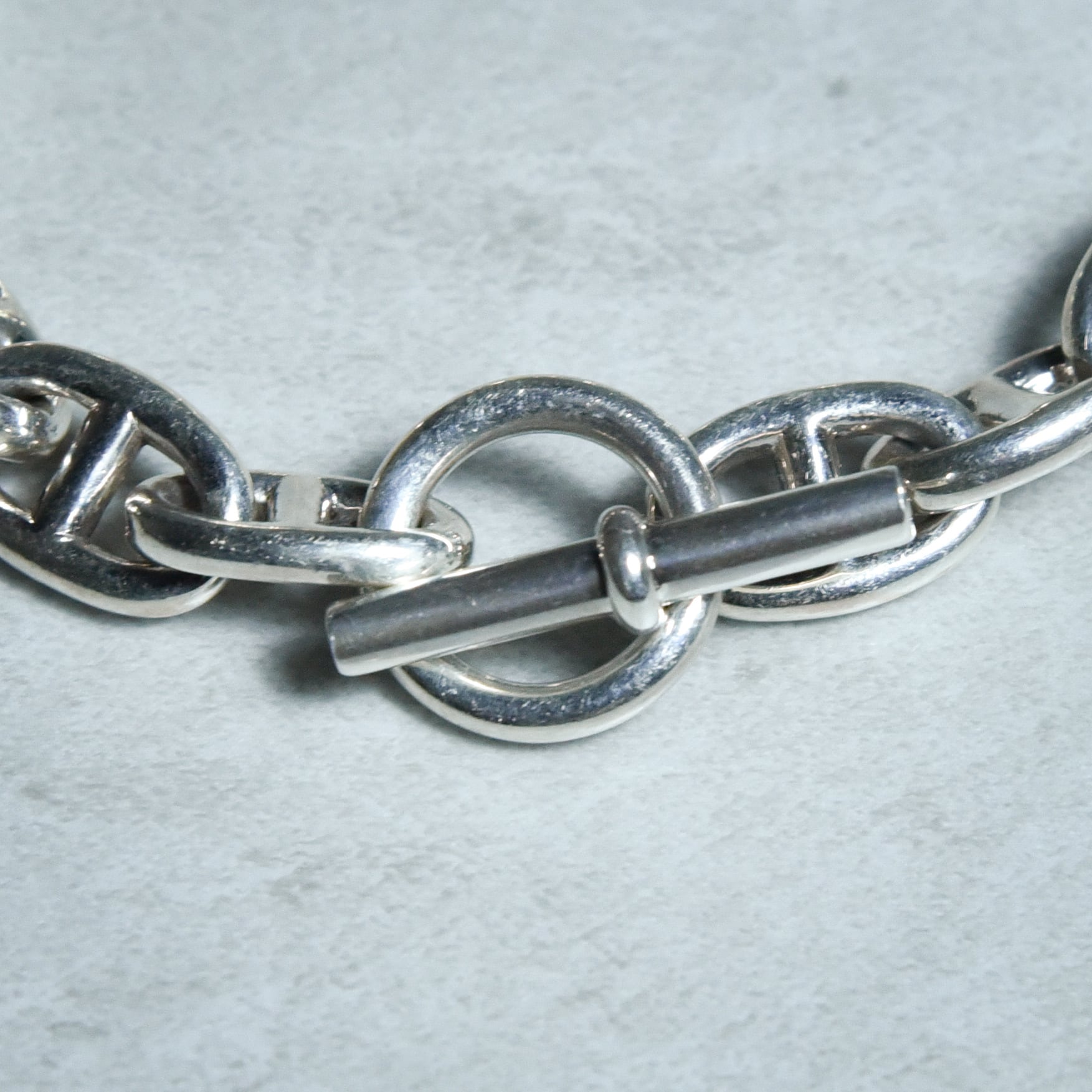British Vintage Silver Anchor Chain Bracelet イギリス ヴィンテージ