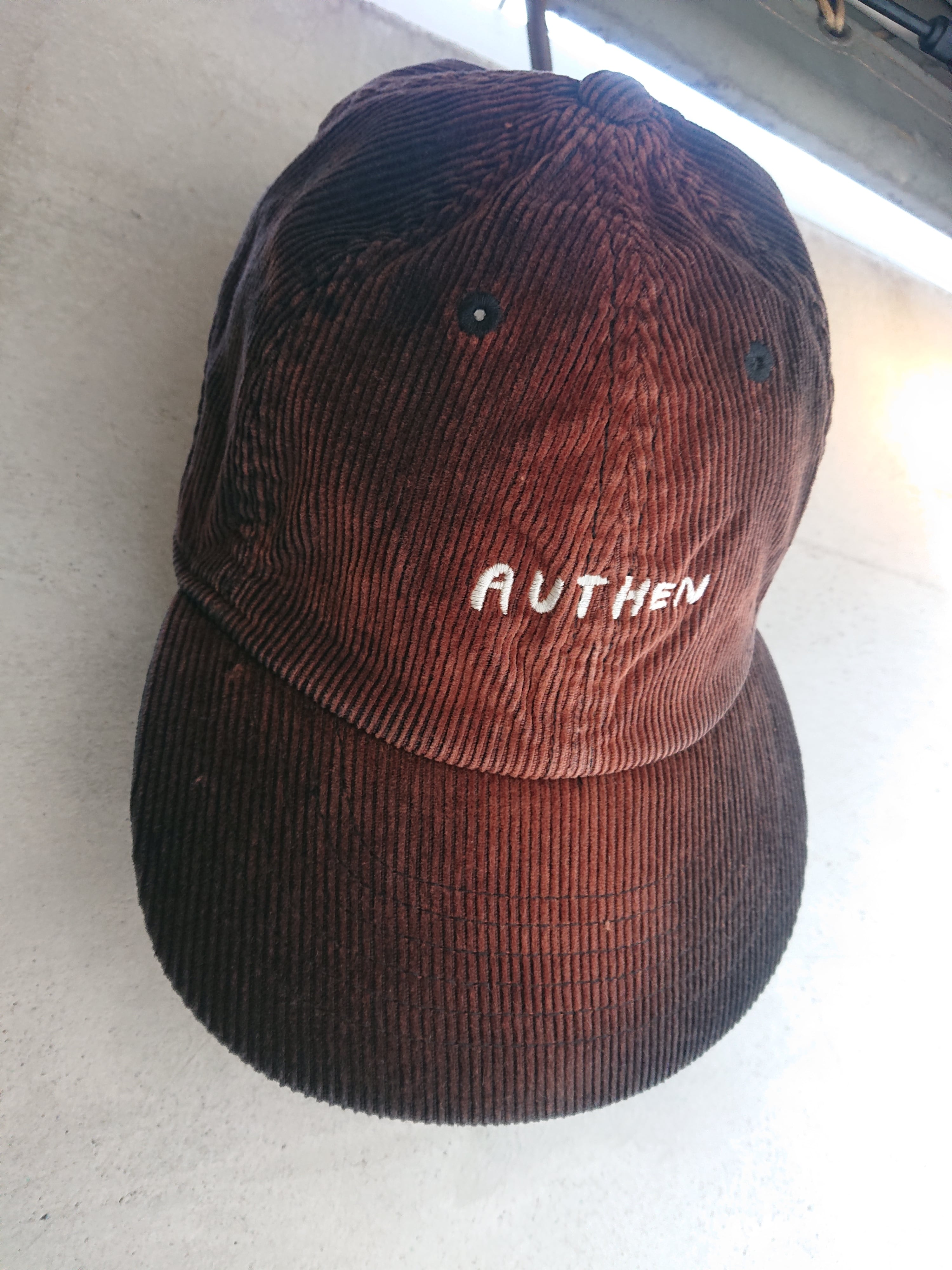 AUTHEN FADE CORDUROYCAP Black Color