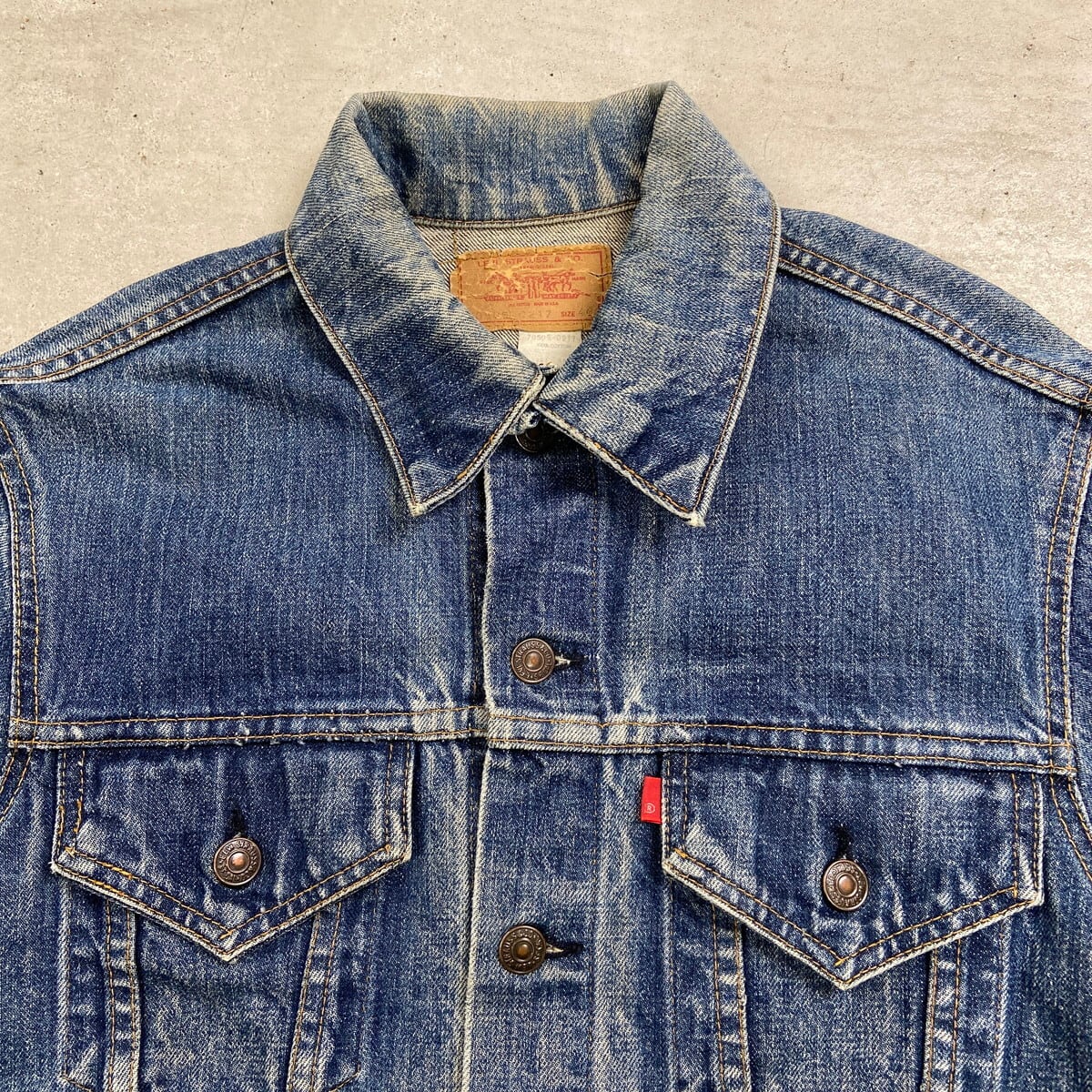70年代 USA製 ブランクタブ Levi's リーバイス 70505 4th デニム