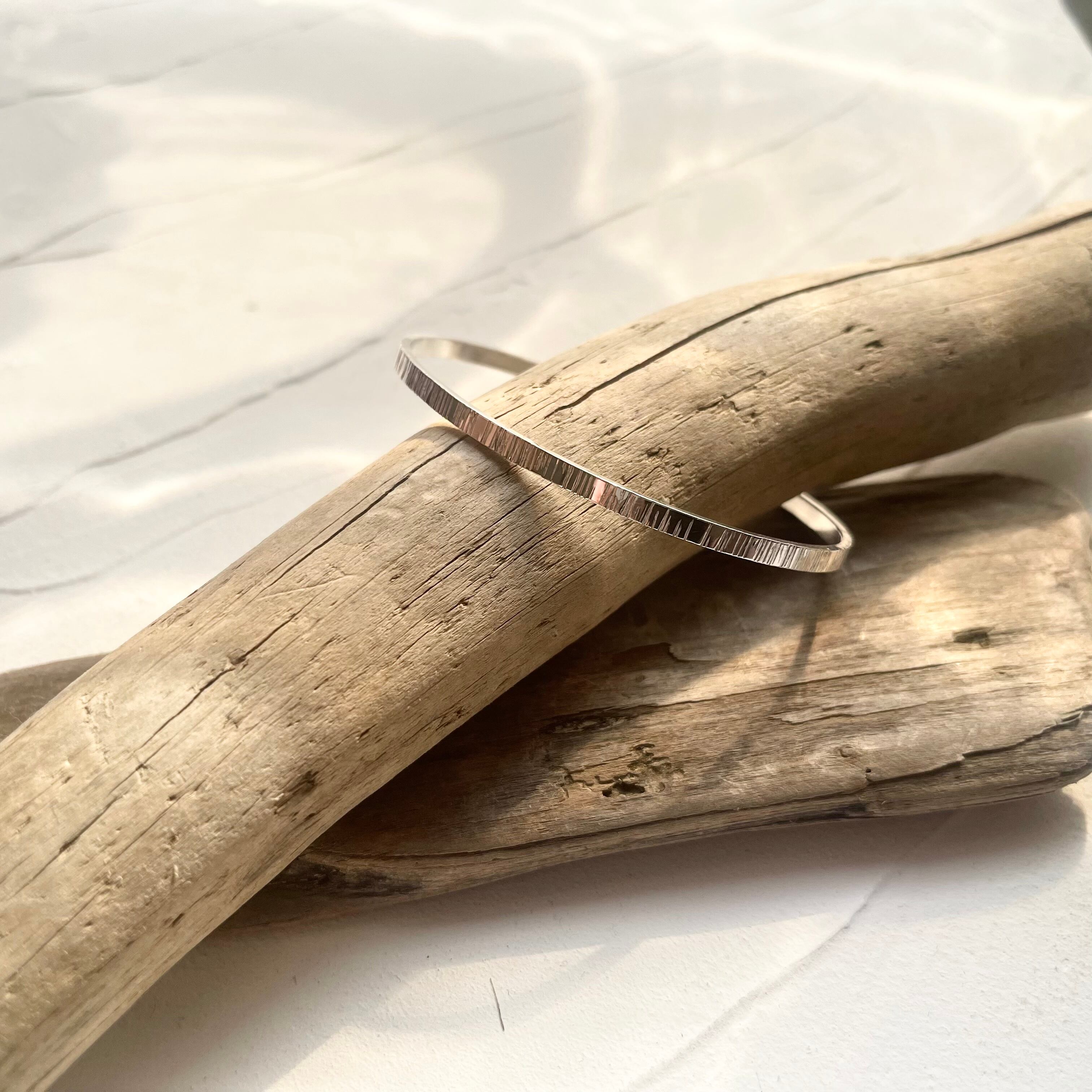 レインバングル 3mm SV925 | Ao.