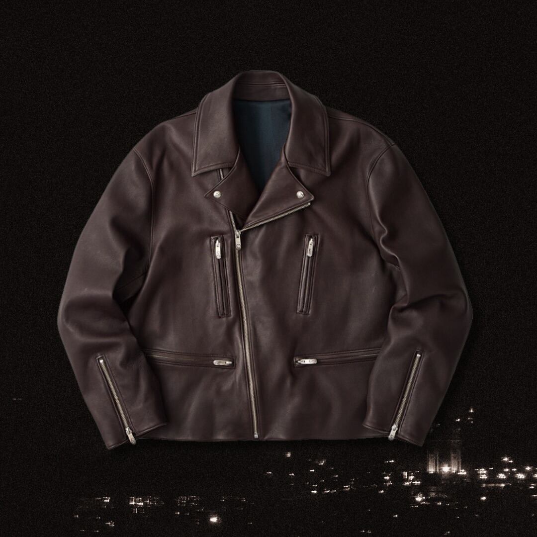 LEATHER RIDERS JACKETII W/LOVE & PEACE SILVER (ENTREFINO LEATHER RIDERS JACKETII W/LOVE & PEACE SILVER (ENTREFINO
