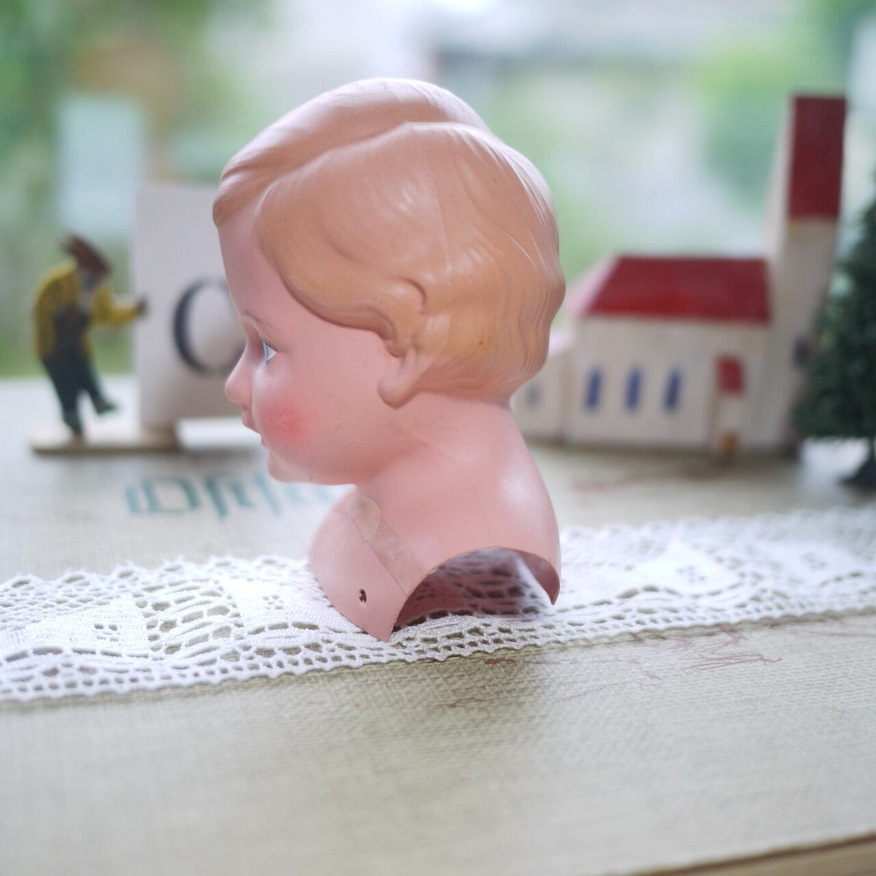 シルトクレート セルロイド人形パーツ大 ドイツアンティークC | こりす