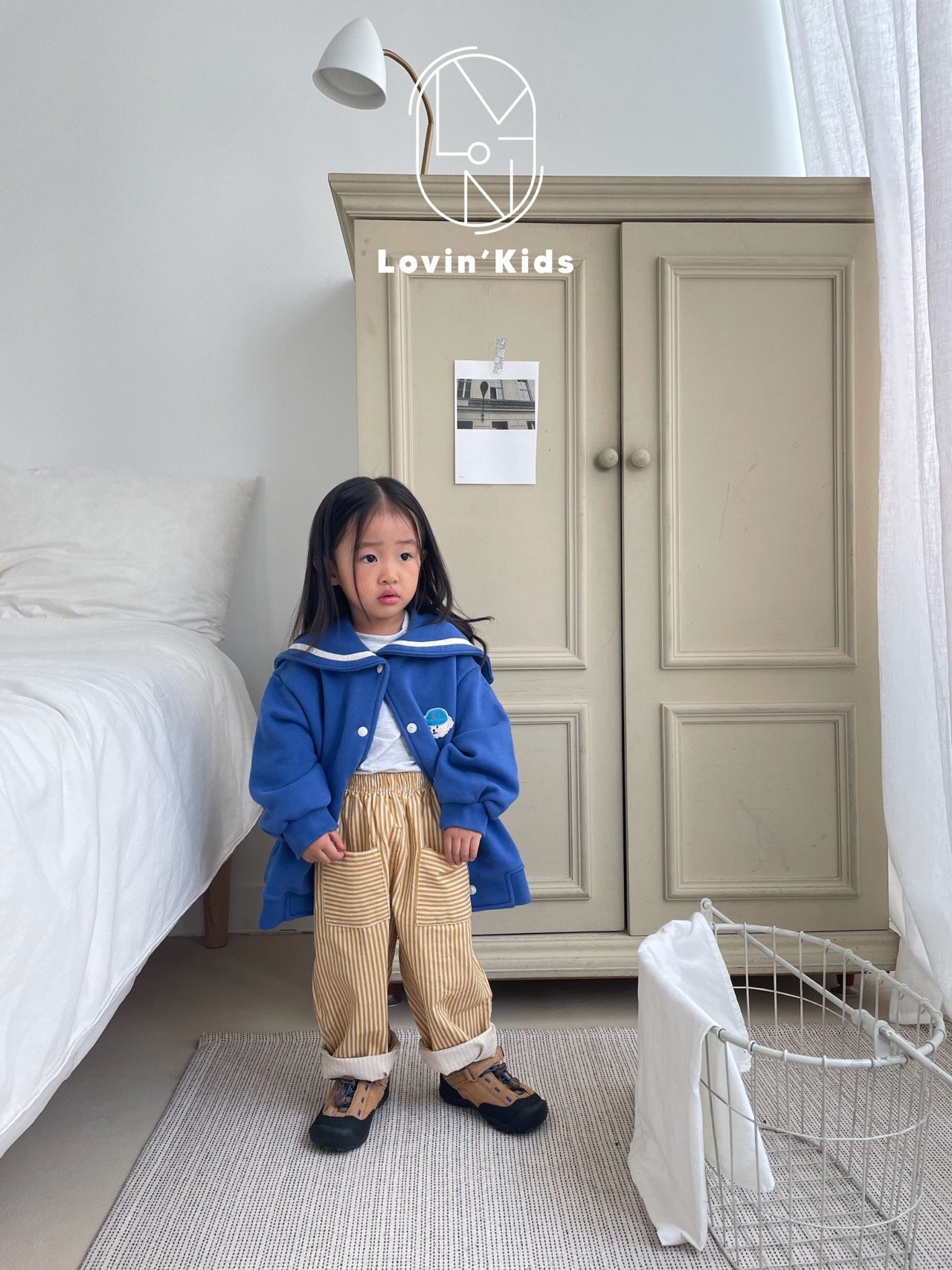 【Lovin'】セーラージャンパー 80〜130cm ブルー - 11