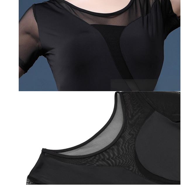 ラッフルスカートデザイン ハーフスリーブ スタイルアップドレス ds0603