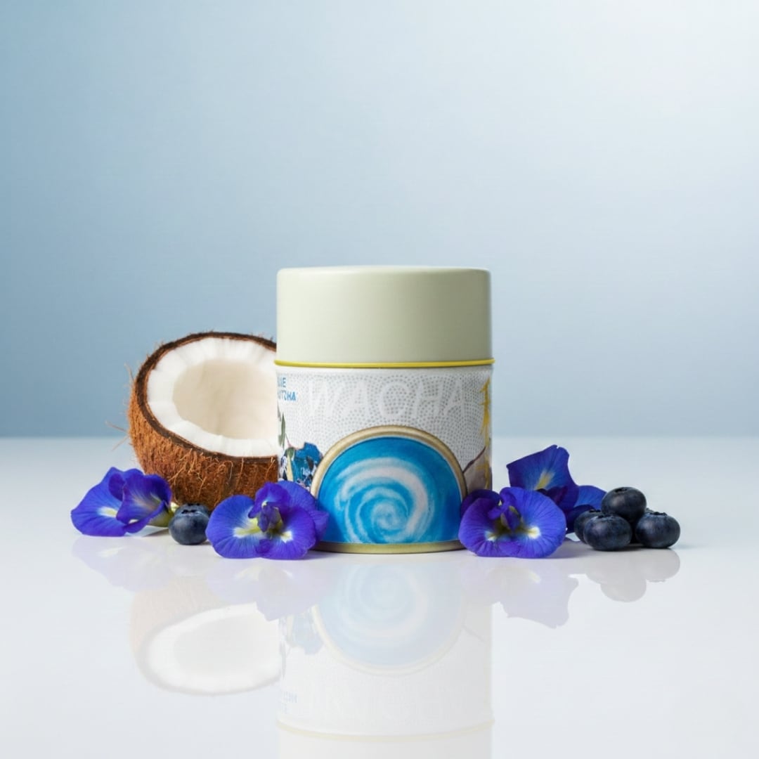 WACHA Blue Botanical Matcha – Butterfly Pea & Blueberry