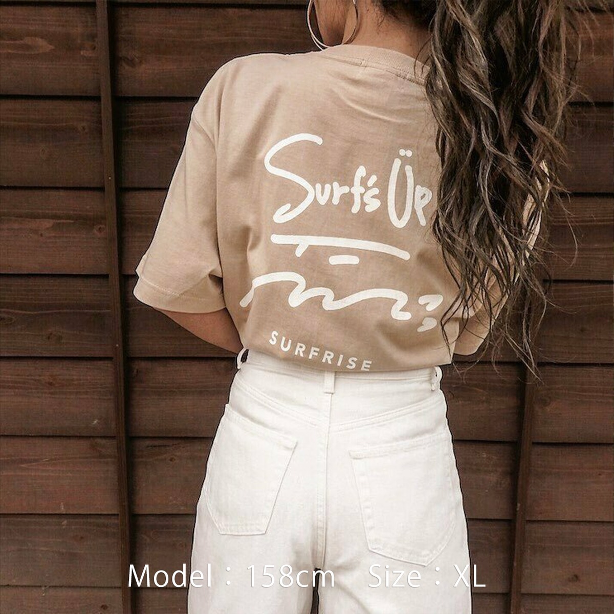Surf's Up Tee - Light beige | Surfrise <サーフライズ>