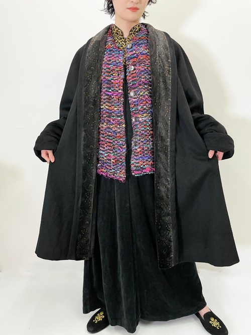 Vintage Shawl Collar Wool Coat