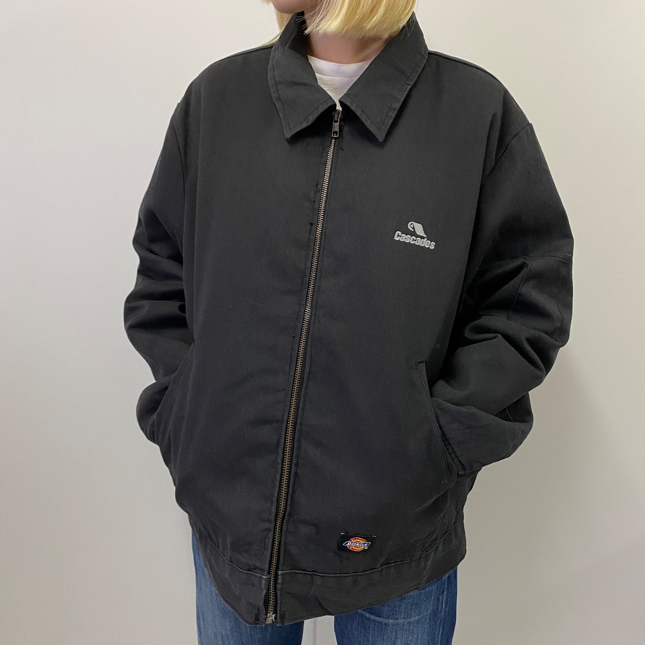 Dickies ディッキーズ ワークジャケット ワンポイントロゴ刺繍 企業 