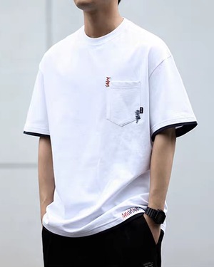 Retro Pocket T-Shirt Set  K0302
