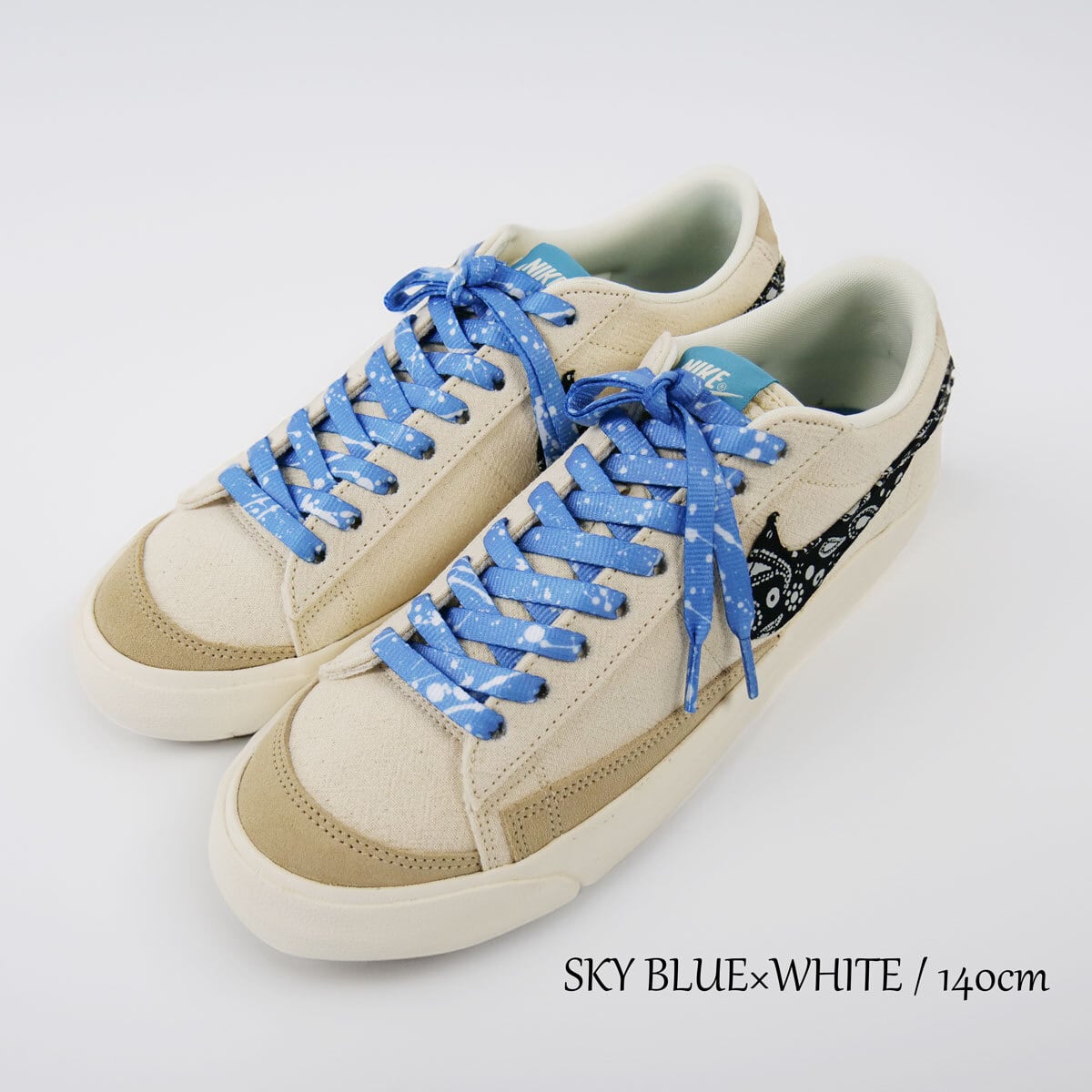 シューレース ペンキ 柄 SHOELACE 靴ひも くつひも 平紐 8mm幅 シューレース ペンキ 柄 SHOELACE 靴ひも くつひも 平紐 8mm幅