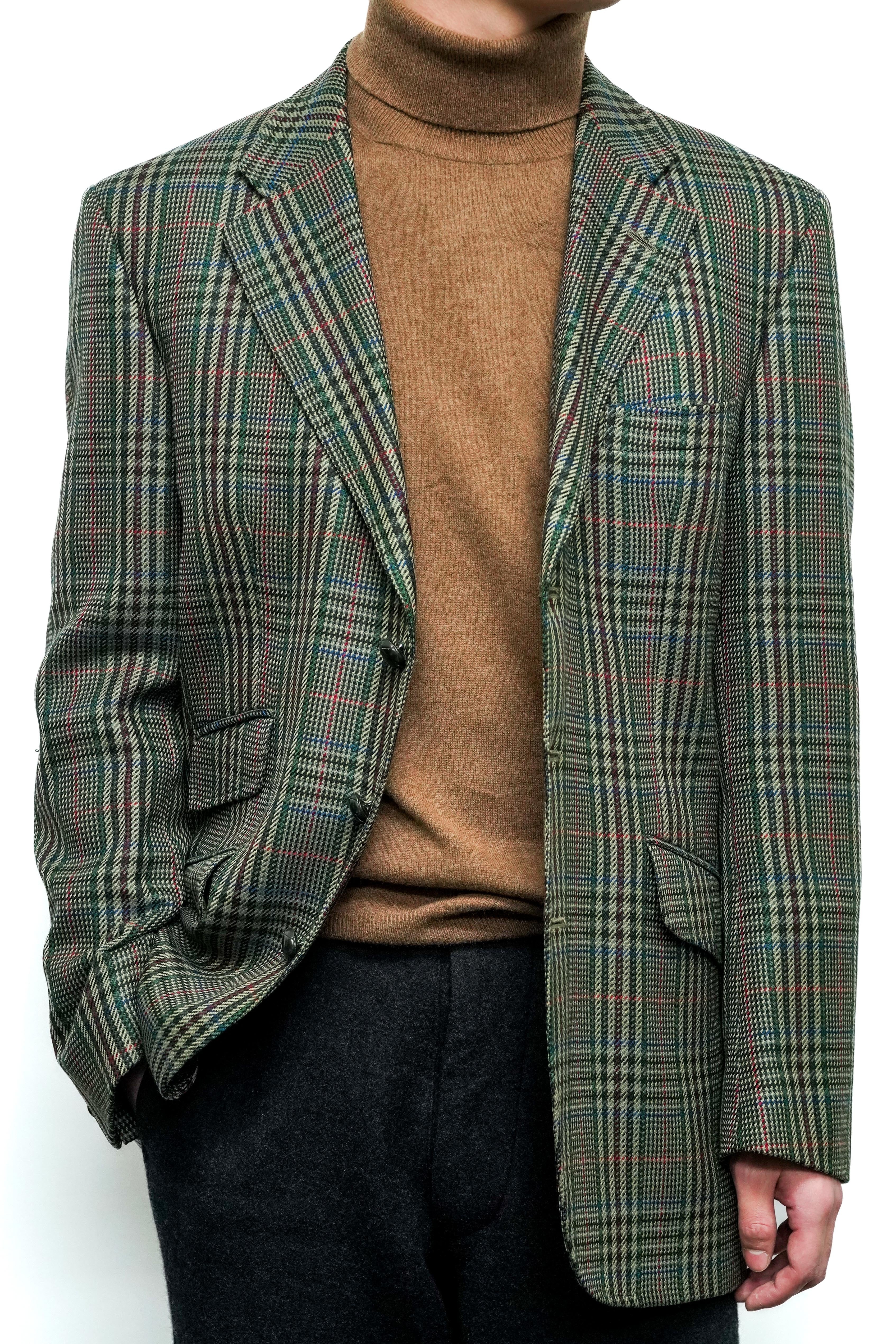 80's “AUSTIN REED” British Check Tailored 3B Jacket 80's “AUSTIN REED” British Check Tailored 3B Jacket
