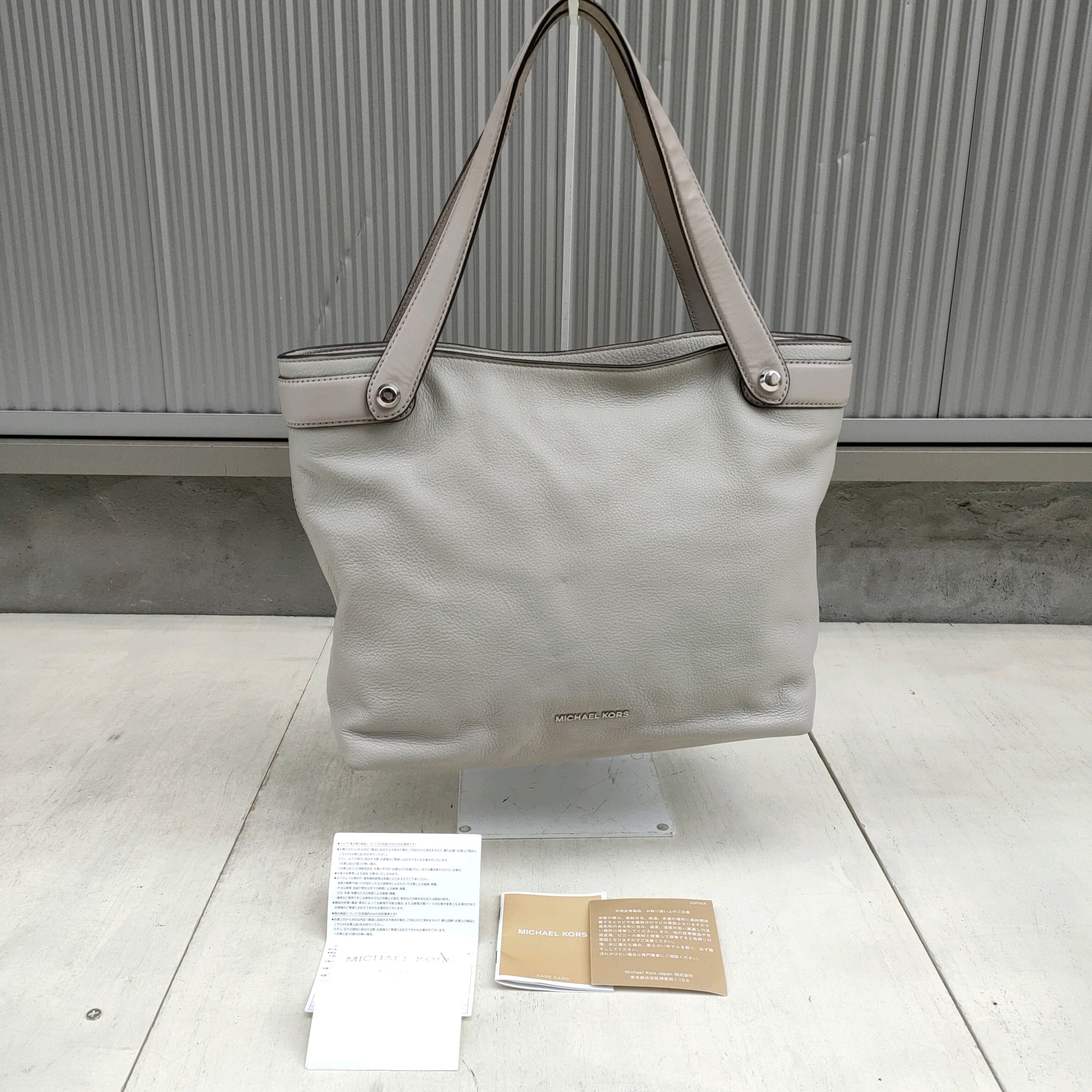 国内正規品】美品/マイケルコースMICHAEL KORS/古着/30T6SH5T2L/レザー