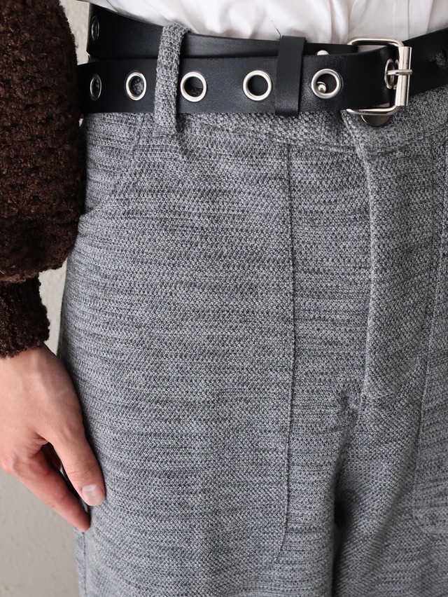 【ISA BOULDER】LANTERN TROUSERS/ash
