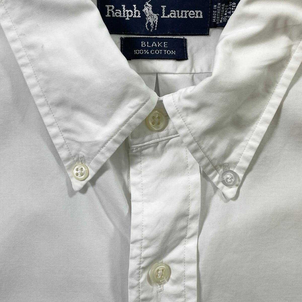 90年代 Ralph Lauren ラルフローレン BLAKE 半袖シャツ メンズ2XL相当
