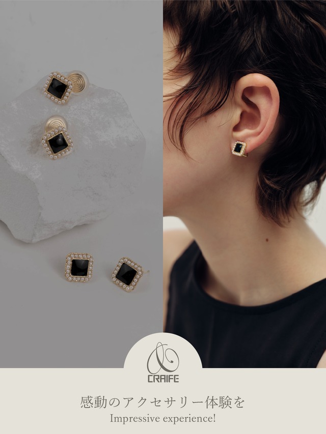 Earring/Pierce -Gold-