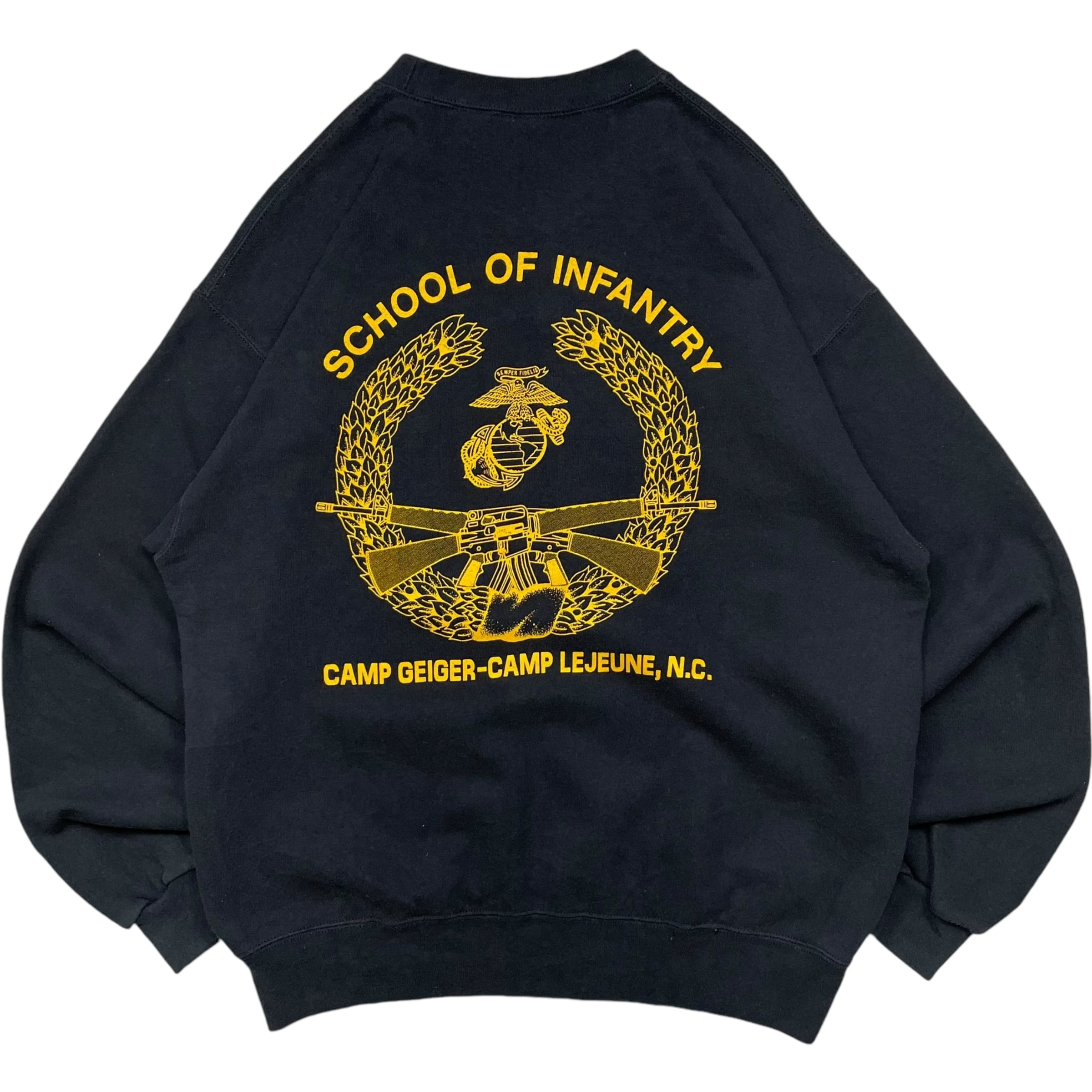 《L》 M.J.SOFFE エムジェーソフィー SCHOOL OF INFANTRAY スウェット 90年代 vintage USA製 no.4966