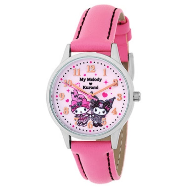 J-AXIS キャラクターウォッチ サンリオ マイメロディ 50周年 クロミ 20周年 アニバーサリー ピンク キッズ腕時計 CR2C0006-MK