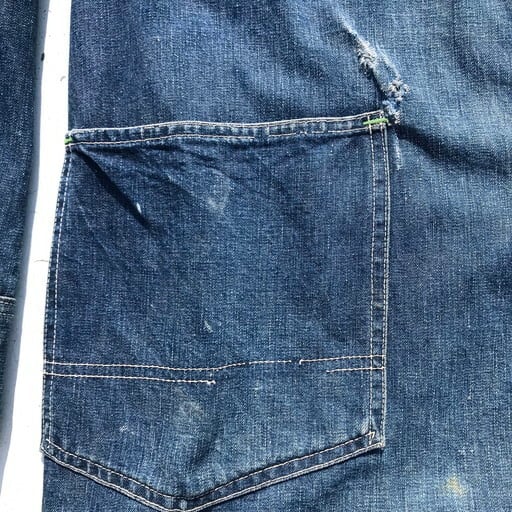 50's OSHKOSH デニムカバーオール チョアジャケット ワーク 首振り