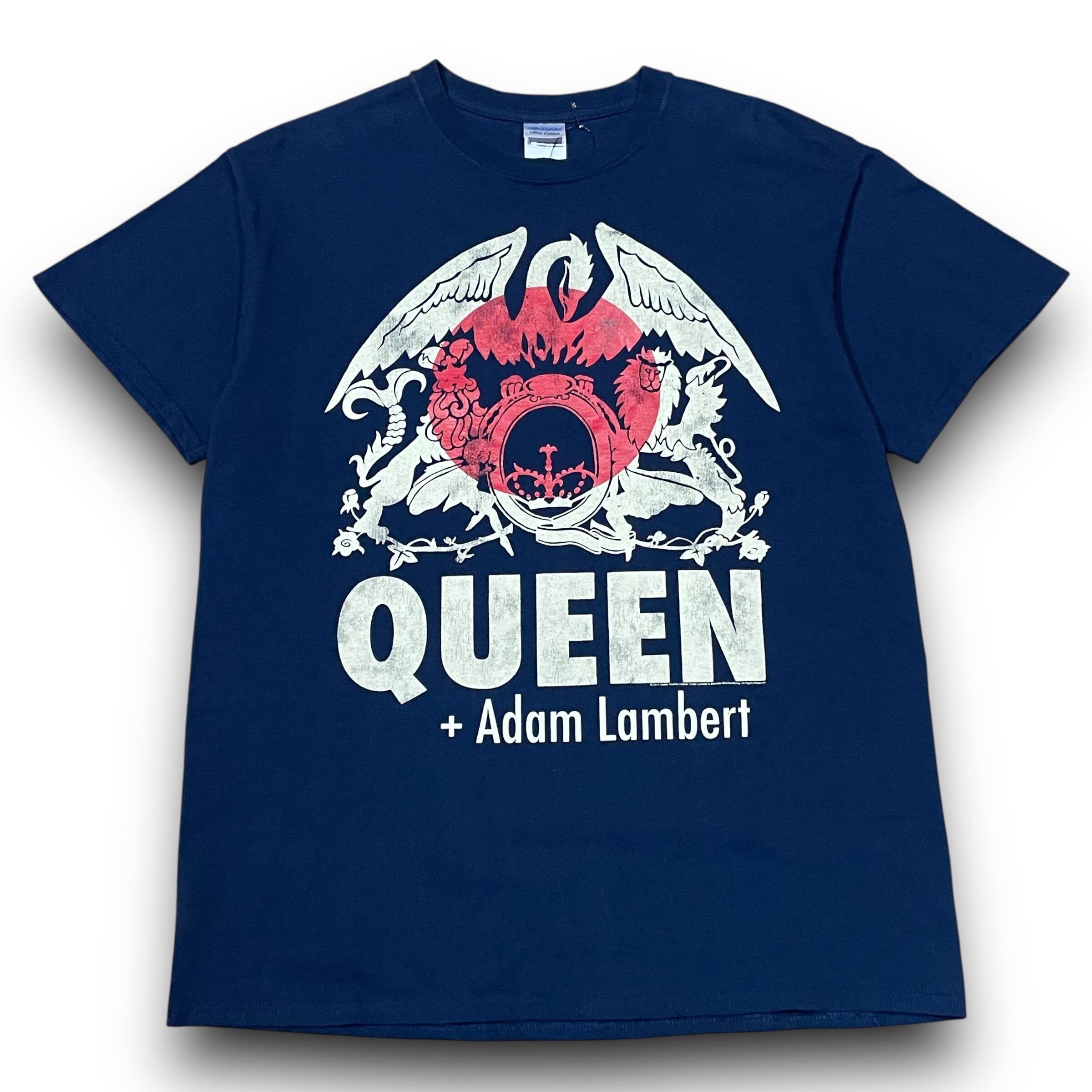 M】QUEEN クイーン バンドTシャツ バンT ミュージックTシャツ 紺