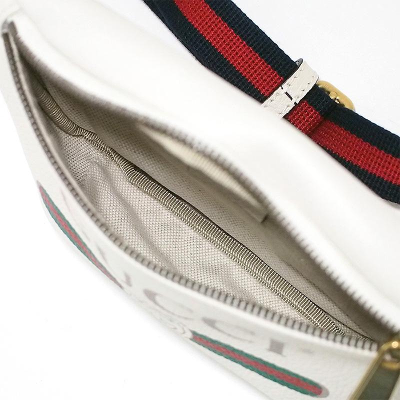 グッチ GUCCI ロゴプリント シェリーライン ボディ ウエストバッグ