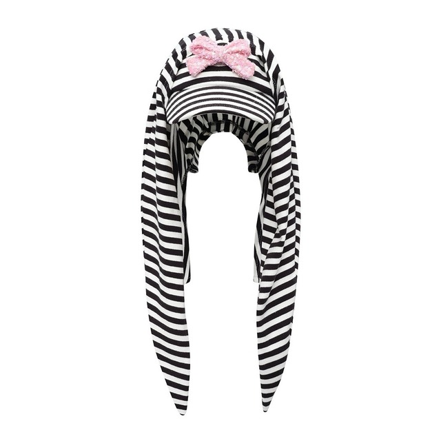 [CFIERCE] Striped Rabbit Ear Cap