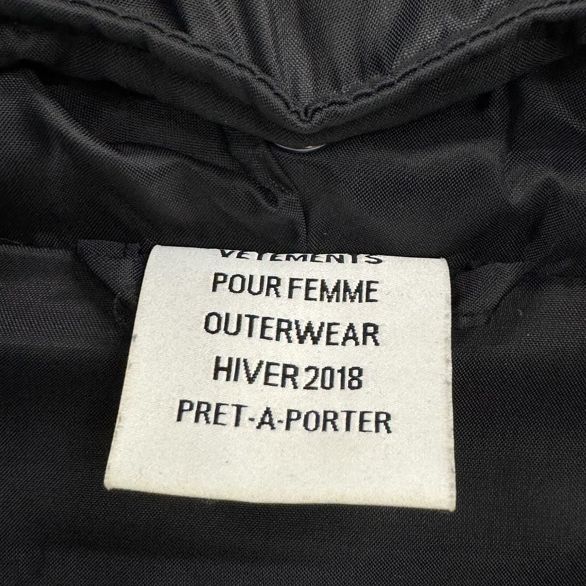 vetements 18aw バイオハザード レイヤード ダウン vetements 18aw バイオハザード レイヤード ダウン