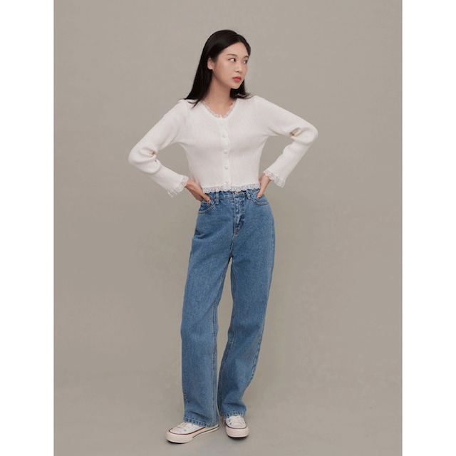 [CLOSECLIP] riet lace cropped cardigan 正規品 韓国 ブランド 韓国ファッション 韓国代行 カーディガン