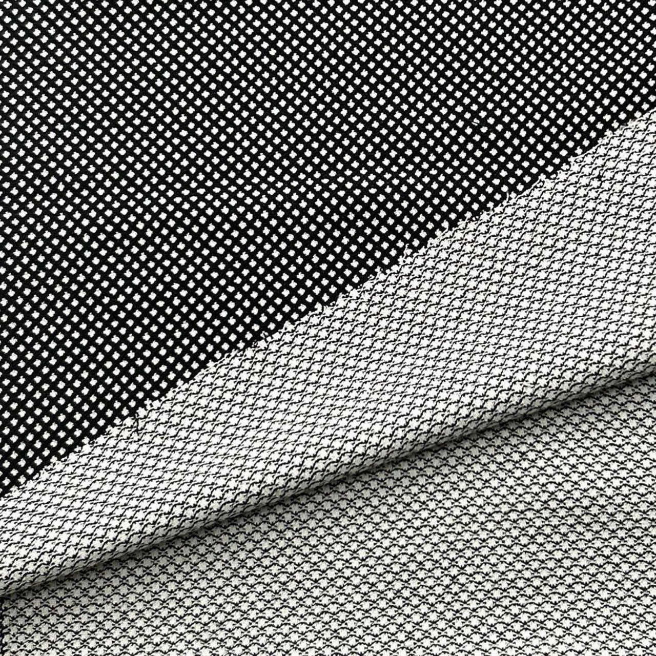 NY470◆2.5m◆綿ポリエステル混ジャガードストレッチ生地◆