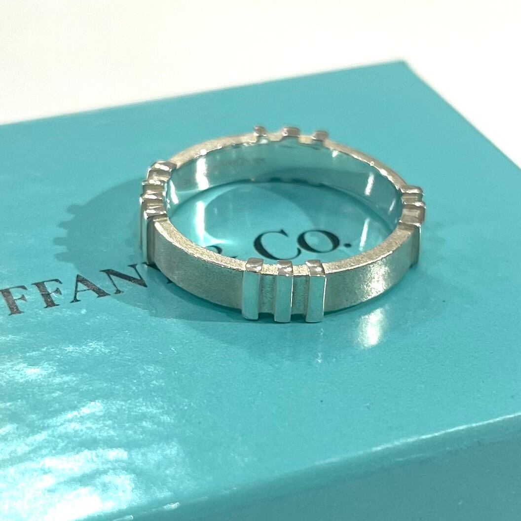 ✨Tiffany& Co.✨ティファニー✨シルバー✨925✨アトラスリング✨ TIFFANY&CO】【20号】2565 限定アトラスリング指輪 2006年限定