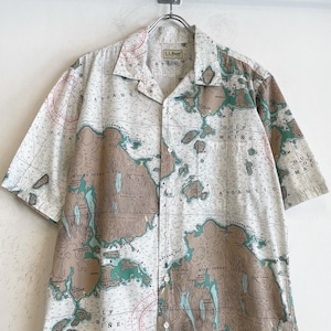 80s〜90s L.L Bean used s/s shirt SIZE:M S1