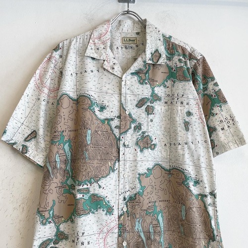 80s〜90s L.L Bean used s/s shirt SIZE:M S1