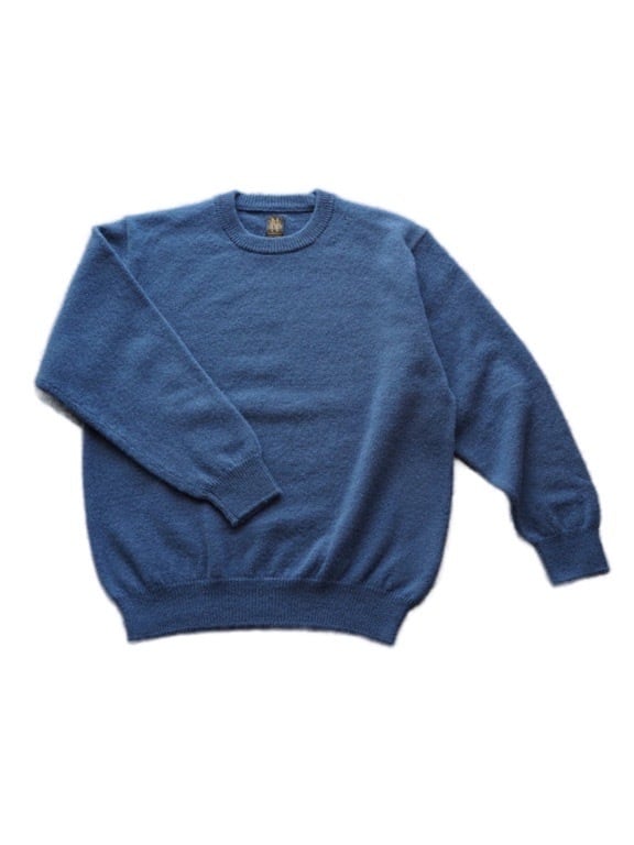BATONER 25AW BLUEFACE CREW NECK サイズ2 バトナー(BATONER) メンズ/BLUEFACE CREW NECK/GRAY BLUEカラー