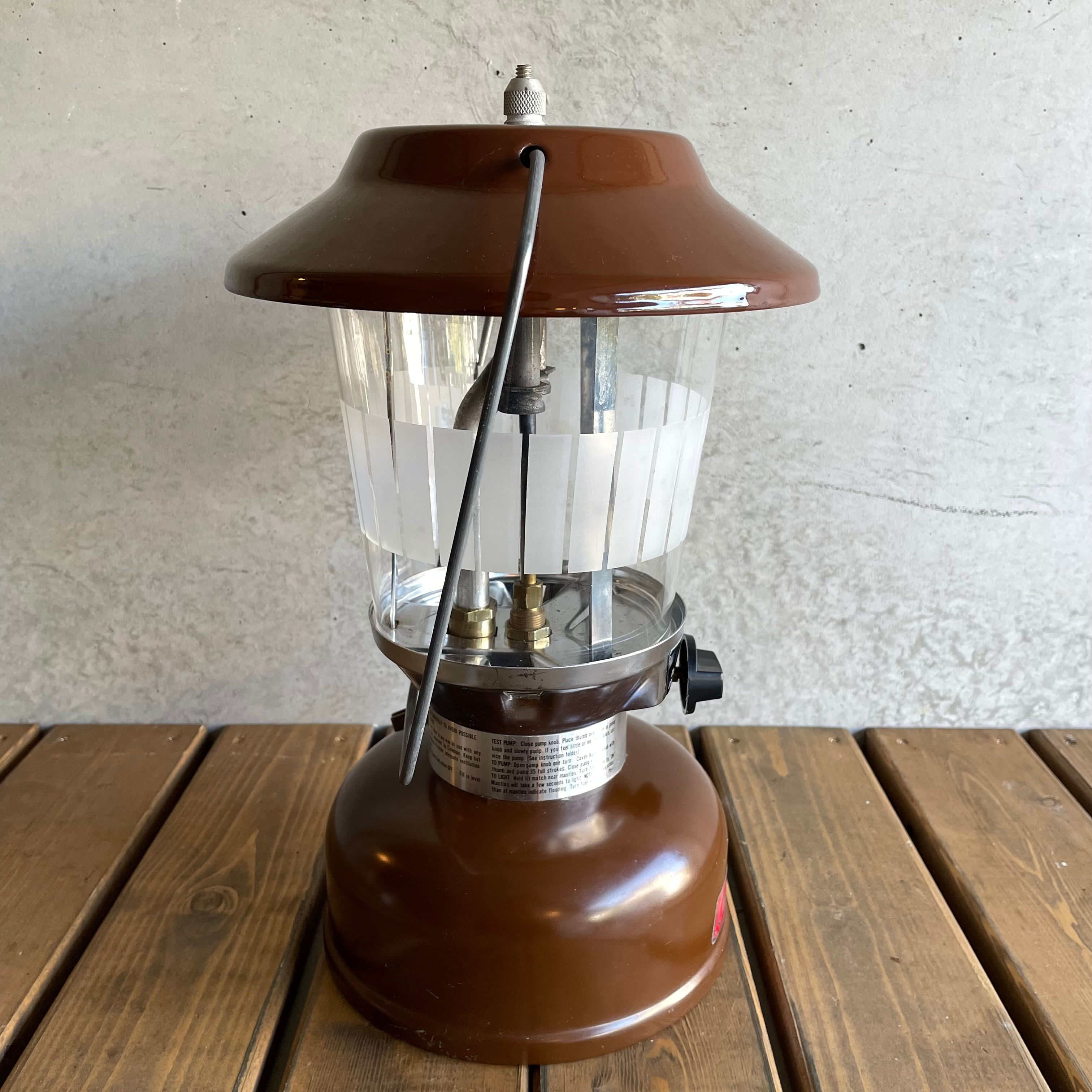 コールマン 275A 1982年2月製造 ブラウン ツーマントル ランタン