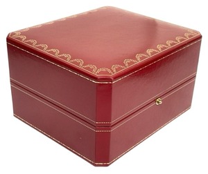 カルティエ ケース 時計用 空き箱　空箱　ボックス　BOX　説明書　付属品　化粧箱　レッド 赤 Cartier 時計用ケース 箱 【中古】0828z2736