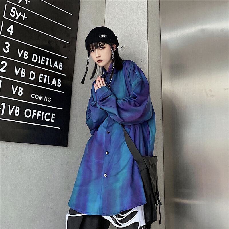 スプリングルーズシャツ スタイル ストリート 大きめサイズ 春物 ケッペル33296872482