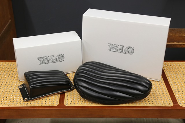 クラックレザー : 60sトラディション ソロシート & ピリオンパッド セット [スムース] (CBW06)