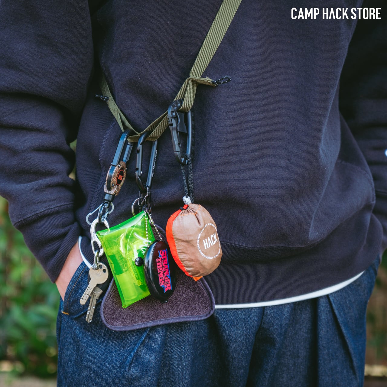 別注カラーで新登場。肩掛け「エコバッグ」 | CAMP HACK STORE