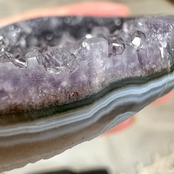 キラキラな細かい結晶が美しいドゥルージーアメジスト*アメジストクラスター*天然石インテリア*置き物