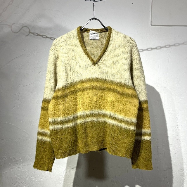 30~40s Unknown Lettered Knit Sweater