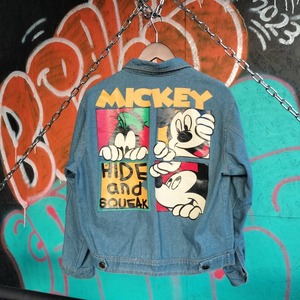 Disney denim jacket HIDE and BQUEAK