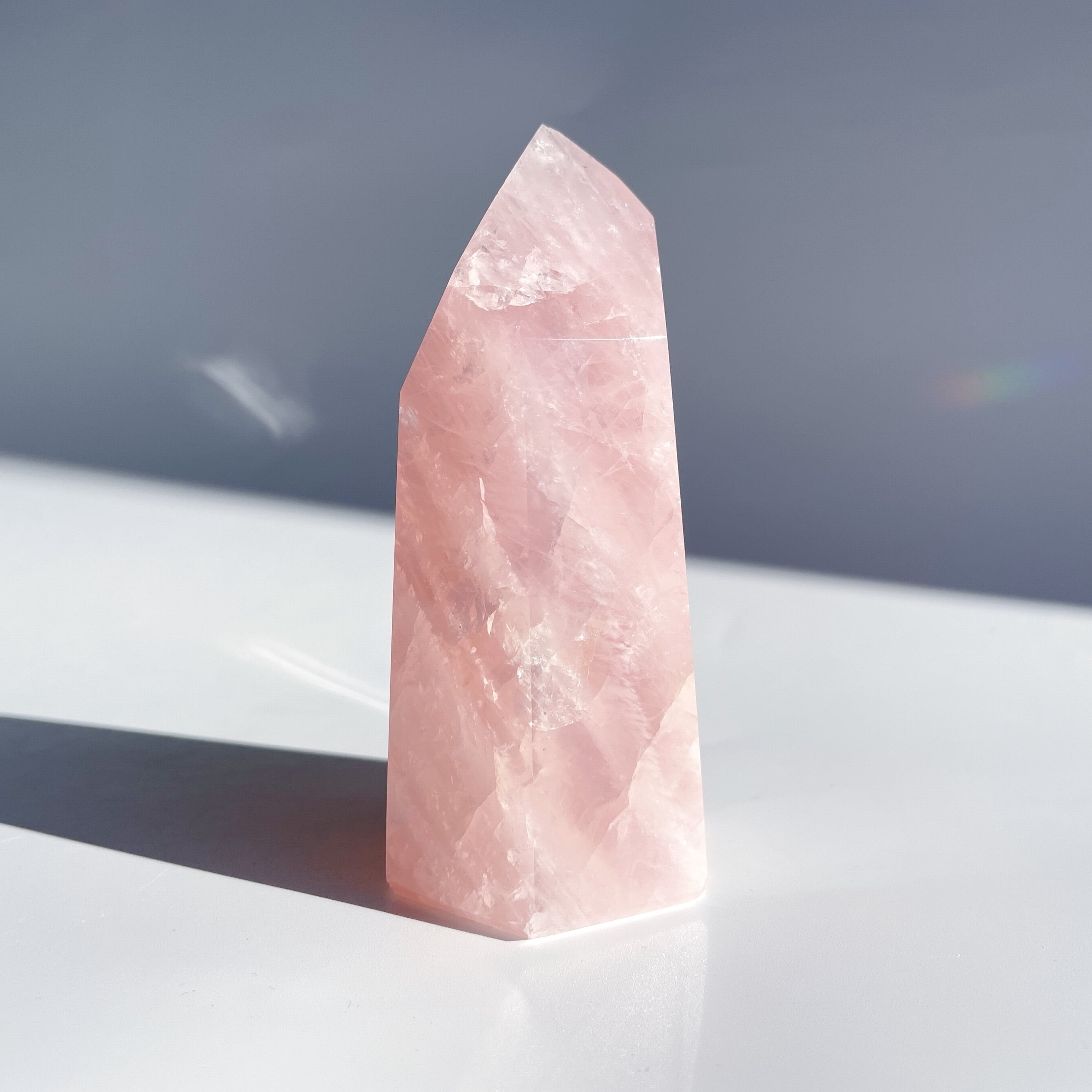 ローズクォーツタワー17◇Rose Quartz Tower◇天然石・パワーストーン